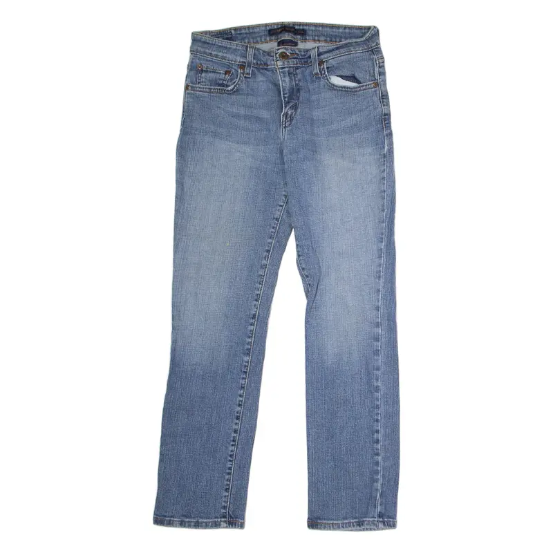 LEVI'S Mid Rise Womens Jeans Blue Regular Skinny Stone Wash W28 L28