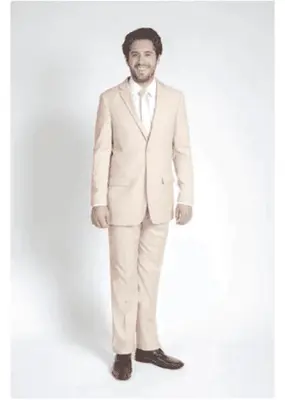 Mens Tan Groomsmen Tuxedos