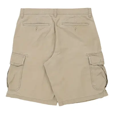 Old Navy Cargo Shorts - 36W 11L Beige Cotton
