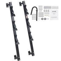 VEVOR Trimmer Rack, 3 Place Weeder Trimmer Rack, Trim Holder Trailer Rack with Zinc Alloy Password Lock, Wall-mounted or Moun...
