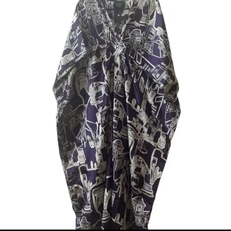 Plus Size Kaftan Dress for Women - Casual Women's Dress, Home, Spring, Summer, Beach Vacation, Bohemian Design