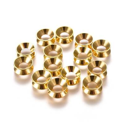 Brass European Beads