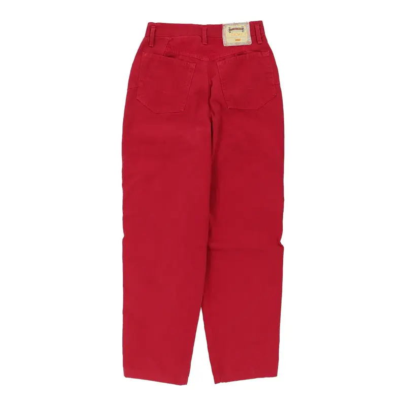 Dichi Jeans - 26W UK 8 Red Cotton