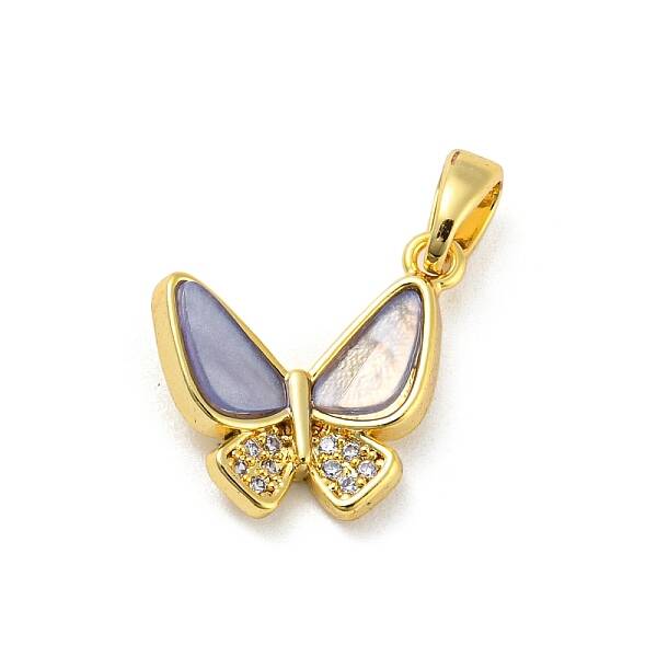 Brass with Cubic Zirconia Pendants