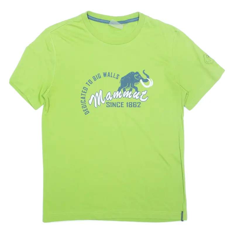 MAMMUT Mens T-Shirt Green XS