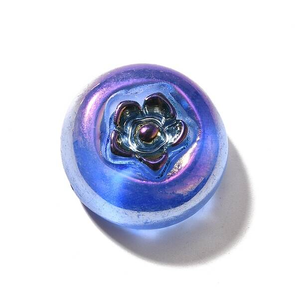 Electroplate UV Plating Opaque Fruit Resin Cabochons