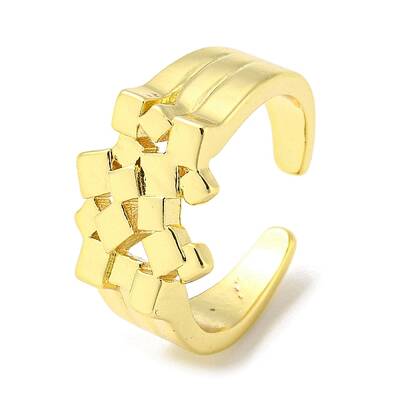 Brass Open Cuff Rings for Women
