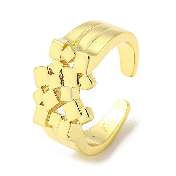 Brass Open Cuff Rings for Women
