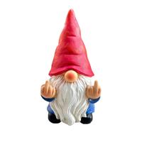 Gnome Statue, Naughty Garden Gnome Statue Decoration, Funny Garden Gnome for Outdoor Or Home Decor, Garden Sculptures & Statu...