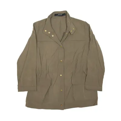ZARA BASIC Jacket Green Womens XS