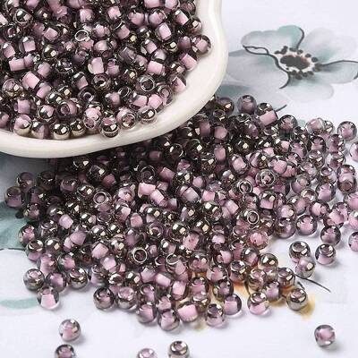 Transparent Inside Colours Glass Seed Beads