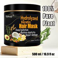 Pure Plant Keratin Hair Mask Deep Conditioning for Dry Hair Damaged Curly and Frizzy Hair Collagen Hydrolyzed Keratin Treatme...