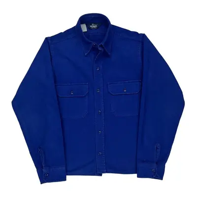 Woolrich Denim Shirt - Large Blue Cotton