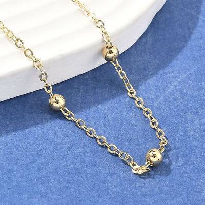 Brass Satellite Chains Necklace for Women