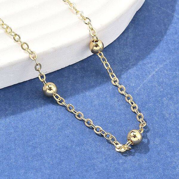 Brass Satellite Chains Necklace for Women