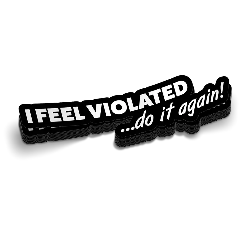 Violated - Hard Hat Decal
