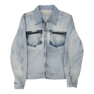 Calvin Klein Jeans Denim Jacket - Large Acid Wash Cotton