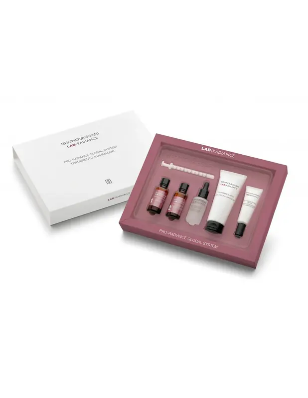 Pro-Radiance Global System Set Bruno Vassari: Lab Radiance Illuminating Face Cream 100 ml + Lab Radiance Maschera in Face Cre...