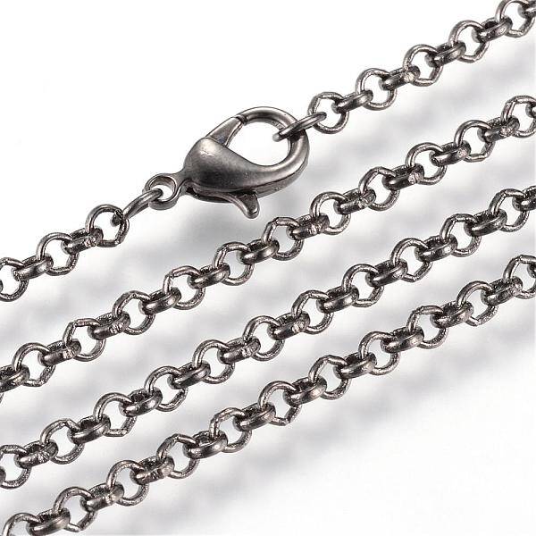 Iron Rolo Chains Necklace Making