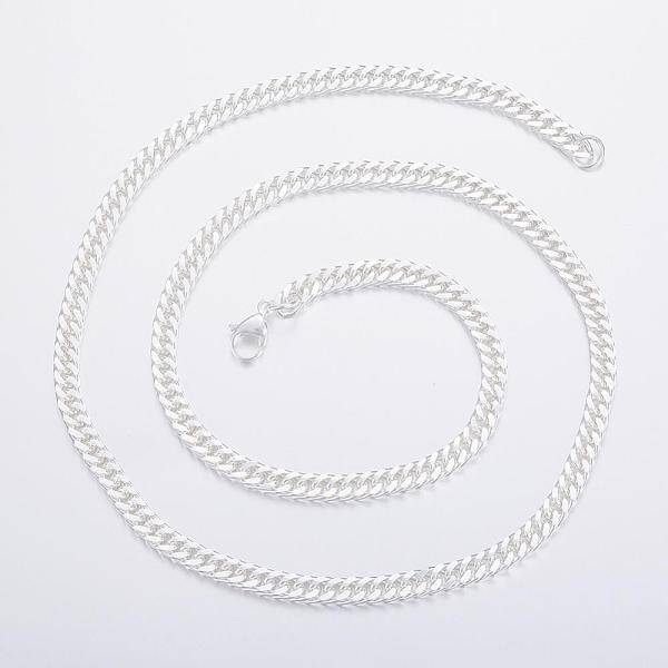 304 Stainless Steel Curb Chain Necklace