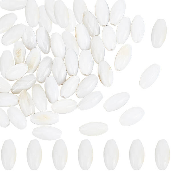 100Pcs Dyed Natural Shell Beads