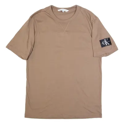CALVIN KLEIN JEANS Mens T-Shirt Brown M
