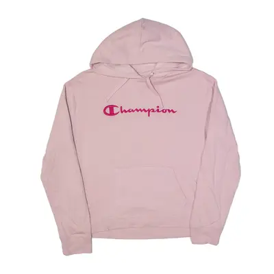 CHAMPION Hoodie Pink Pullover Womens L