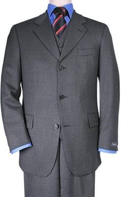 Plus Size Mens Suits - Plus Size Business Suits Charcoal