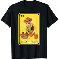 Funny Mexican Shirts, Spanish-Mexican Bingo Funny Gifts - El Abuelo T-Shirt Menswear Top Casual Classic Unisex Shirt, Cotton ...