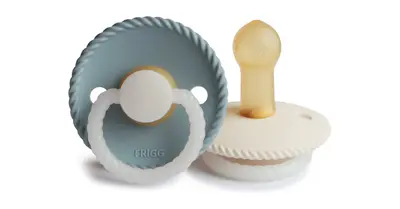 Frigg Rope Night Size 2:6-18 Months Pacifier Stone Blue Night/Cream Night