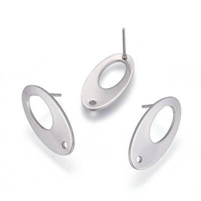 Tarnish Resistant 304 Stainless Steel Stud Earring Findings