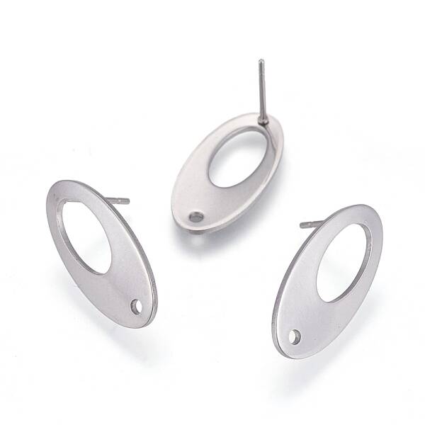 Tarnish Resistant 304 Stainless Steel Stud Earring Findings