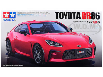 Model Kit Toyota GR86 1/24 Scale Model by Tamiya