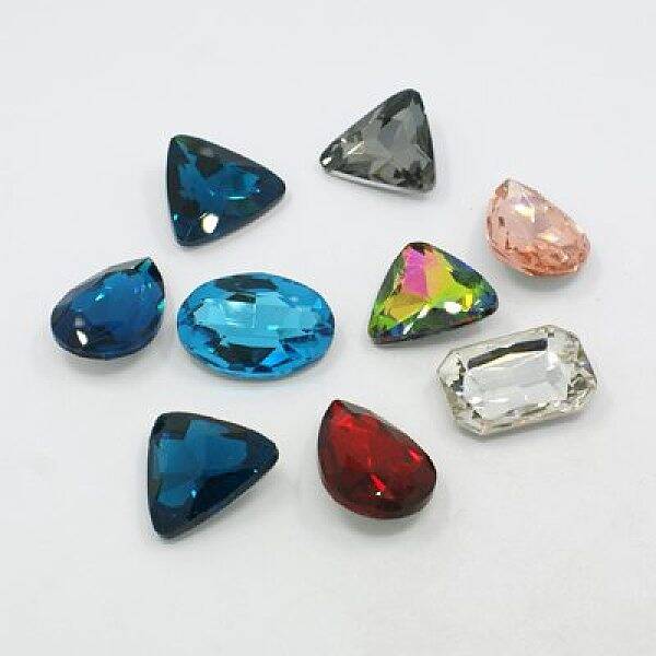 Glass Pointed Back Rhinestone