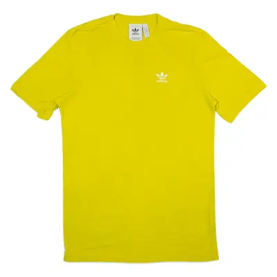 ADIDAS T-Shirt Yellow Short Sleeve Mens XS