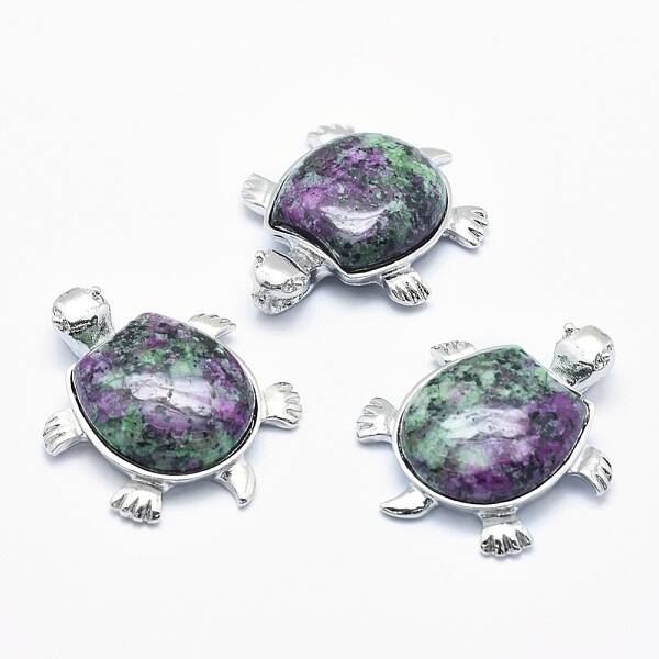 Natural Ruby in Zoisite Pendant
