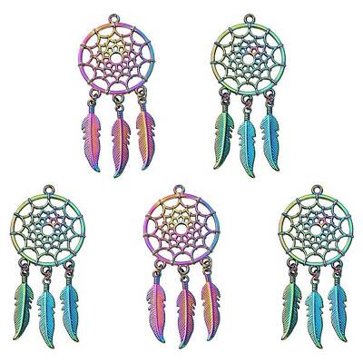 Rainbow Color Alloy Big Pendants