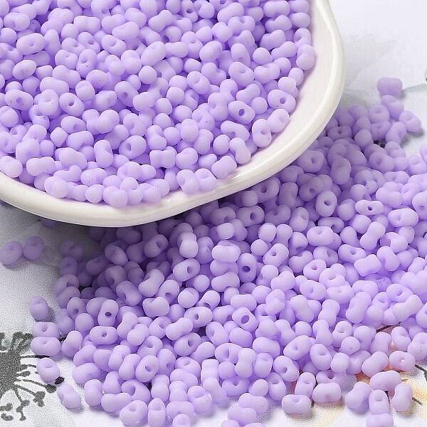Glass Frosted Seed Beads