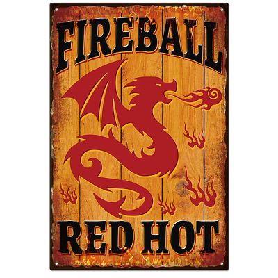Vintage Metal Tin Sign