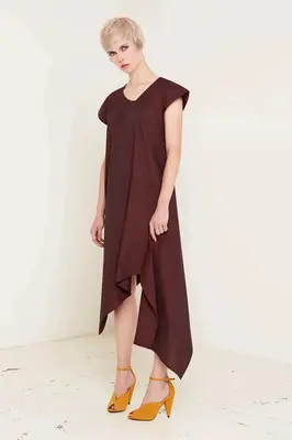 Heather Dress (Burgundy) | size: XS