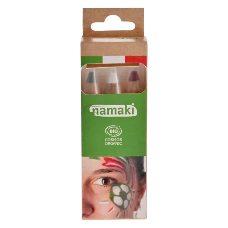 Namaki Support pencil kit, green-white-red