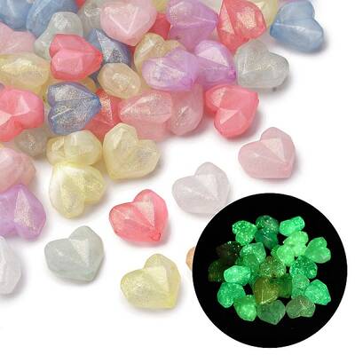 Luminous Transparent Acrylic Beads
