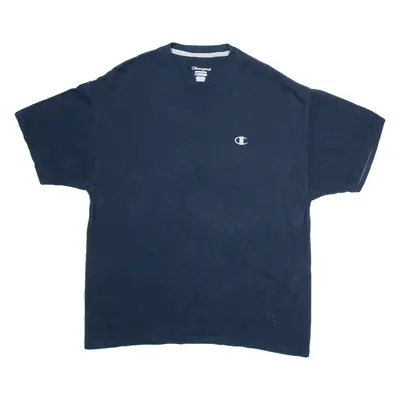 CHAMPION Mens T-Shirt Blue XL