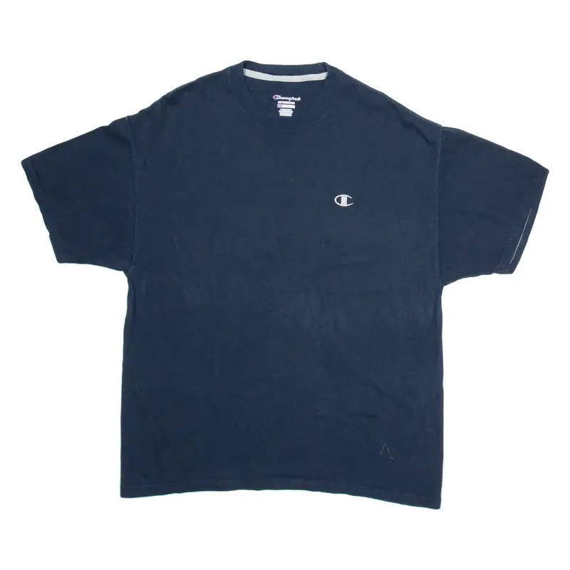 CHAMPION Mens T-Shirt Blue XL