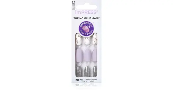 KISS imPRESS The No Glue Mani Medium False Nails Climb Up 30pcs