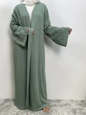 Women's Fashion Winter Loose Knit Cardigan, Casual Long Sleeve Open Front Sweater, Warm and Comfortable Pullover for Fall & W...