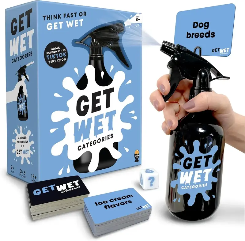The Get Wet Categories Game - Think Fast Or Get Wet