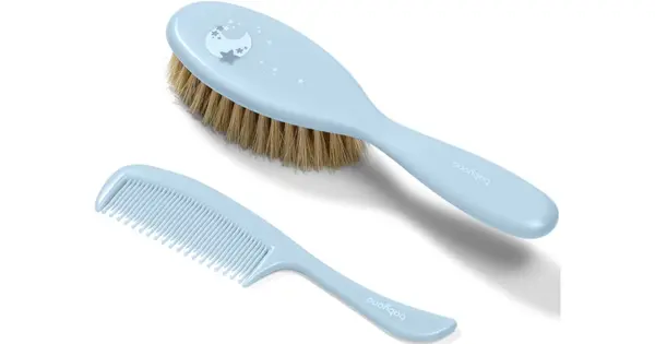 Babyono Take Care Hair Brush And Comb Iii Set For Newborns Blue