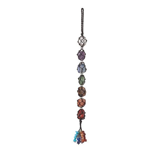 Chakra Gemstone Beads Pendant Decoration
