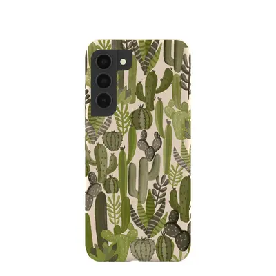 Seashell Succulent Cacti Samsung Galaxy S22 Case